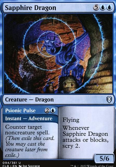 Sapphire Dragon / Psionic Pulse
